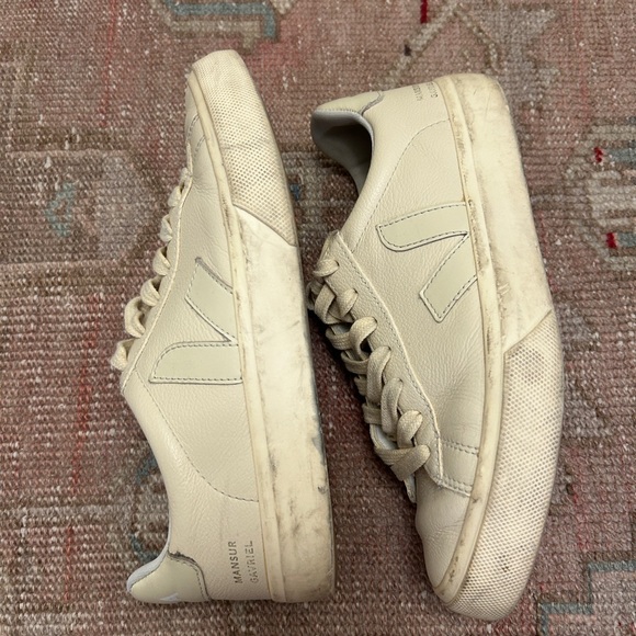 Veja x Mansur Gabriel Women's Beige Sneakers 7 - Picture 3 of 6
